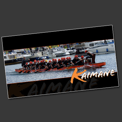 Das Drachenboot-Team 'Kaimane'