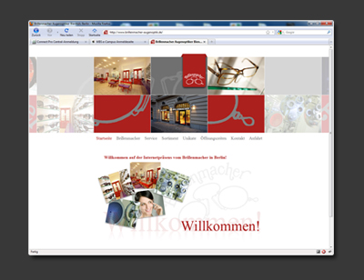 Internetseite Brillenmacher Bienhüls